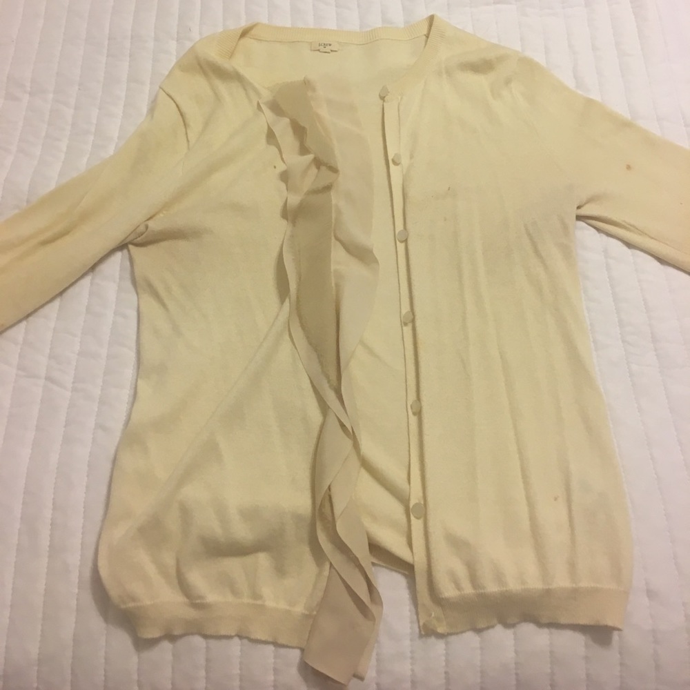 JCrew Cardigan in Cream